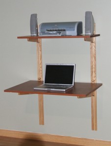 Floating Shelves installed with the Wooden You shelving system