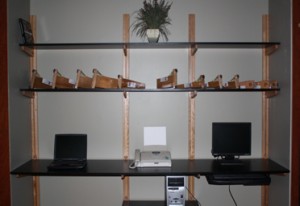 Wall Mounting Rails for the Wooden You shelving system